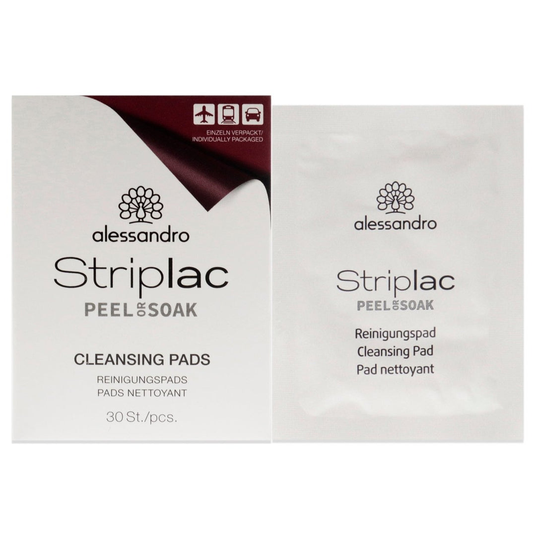 Alessandro Striplac Peel or Soak Cleansing Pads by Alessandro for Women 30 Pc Pads Image 1