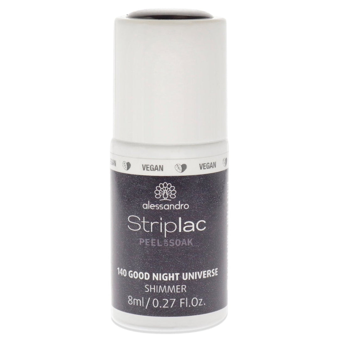 Alessandro Striplac Peel or Soak Shimmer - 140 Good Night Universe by Alessandro for Women - 0.27 oz Nail Polish Image 1