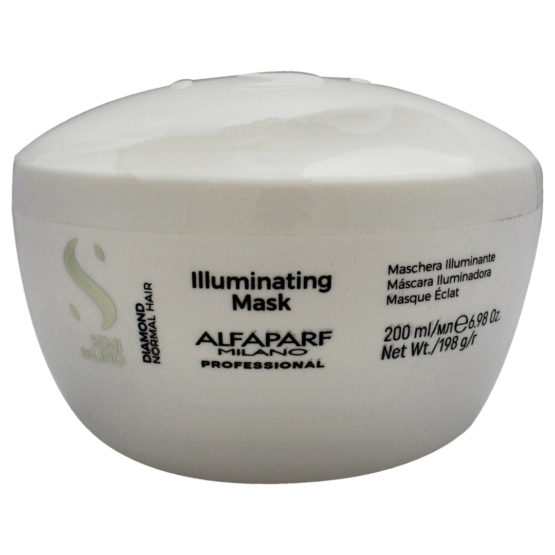 Alfaparf Milano Semi Di Lino Diamond Illuminating Mask by Alfaparf Milano for Unisex - 6.98 oz Masque Image 1