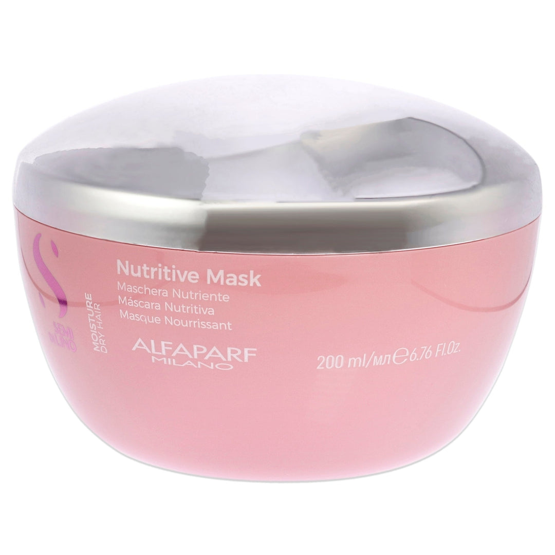 Alfaparf Milano Semi Di Lino Moisture Nutritive Mask by Alfaparf Milano for Unisex - 6.76 oz Maque Image 1