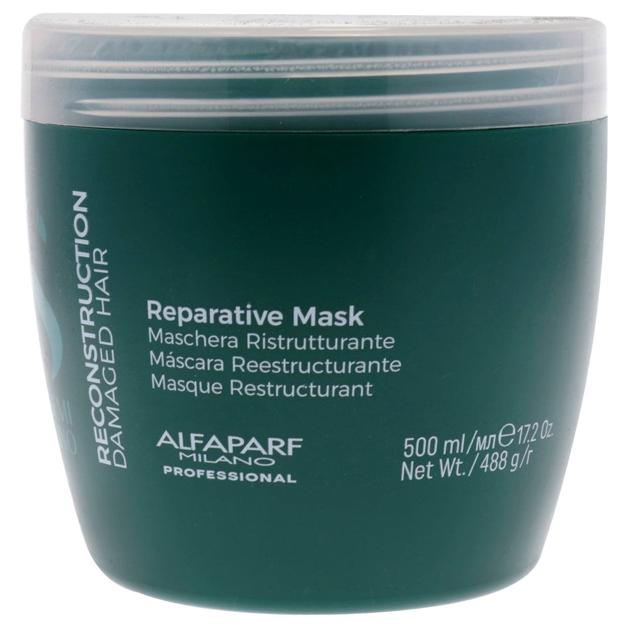 Alfaparf Milano Semi Di Lino Reconstruction Reparative Mask by Alfaparf Milano for Unisex - 17.2 oz Masque Image 1