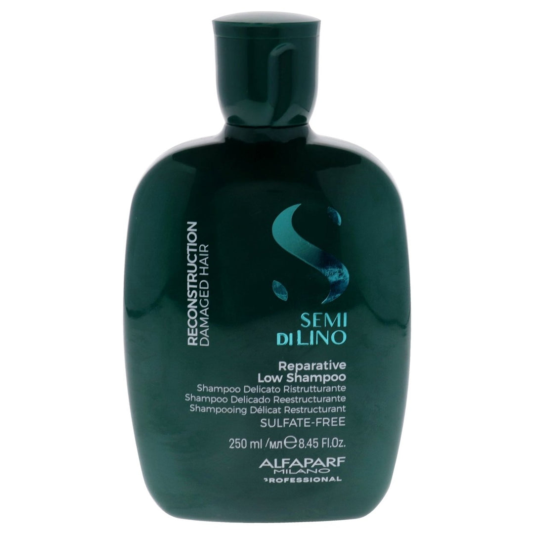 Alfaparf Milano Semi Di Lino Reconstruction Reparative Low Shampoo by Alfaparf Milano for Unisex - 8.45 oz Shampoo Image 1