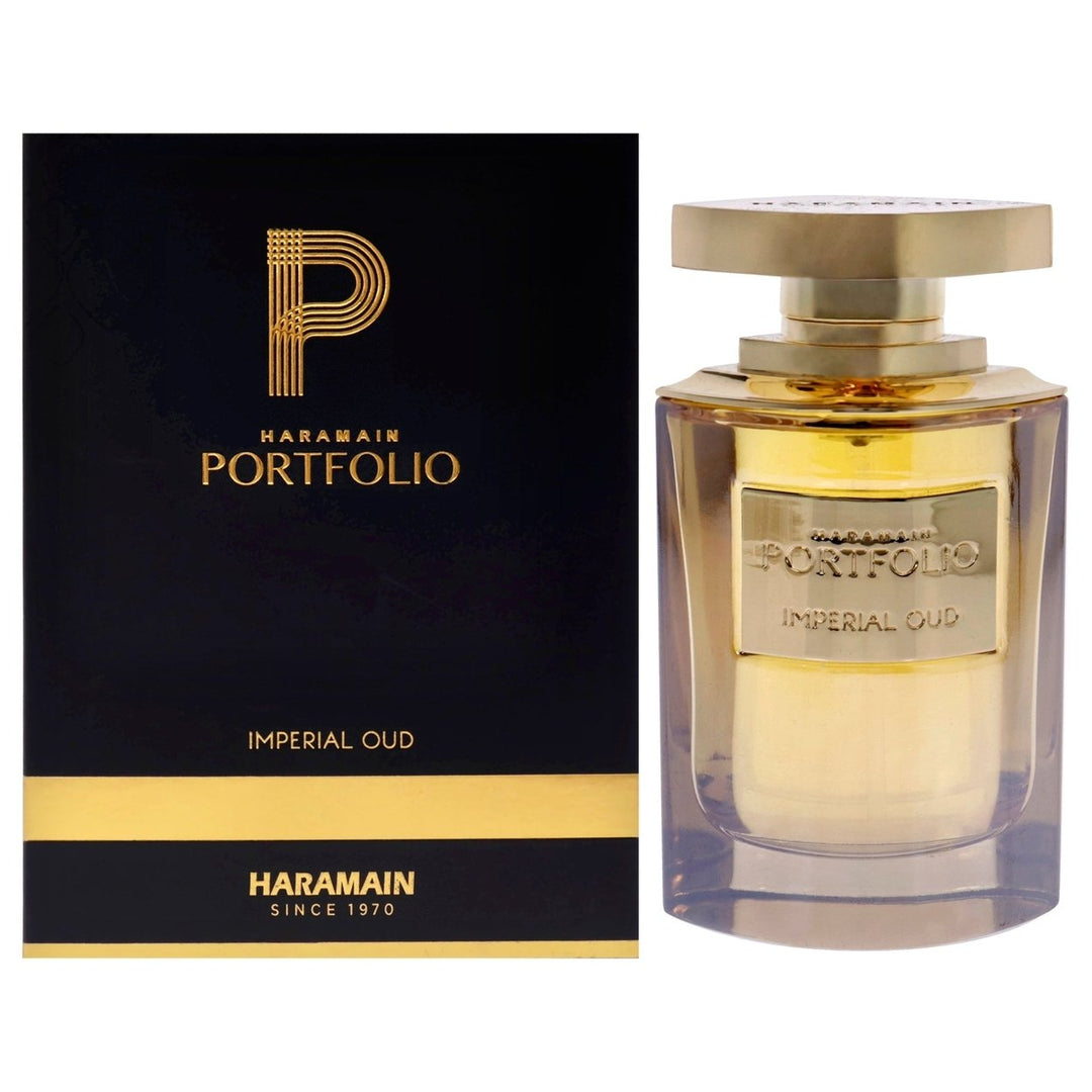 Al Haramain Portfolio Imperial Oud by Al Haramain for Men - 2.5 oz EDP Spray Image 1