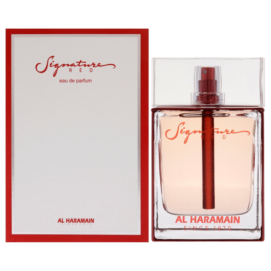 Al Haramain Signature Red by Al Haramain for Women - 3.33 oz EDP Spray Image 1