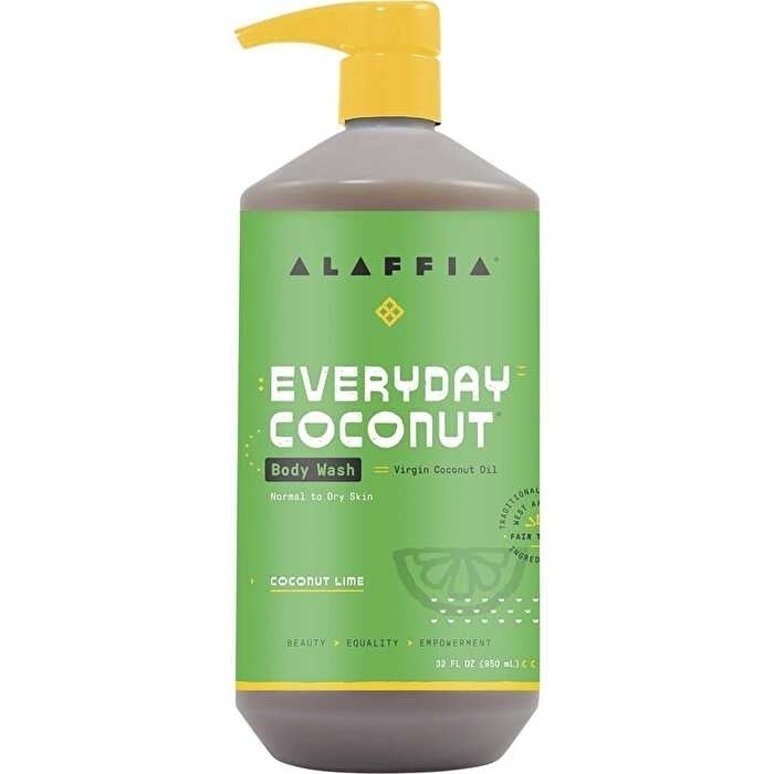 Alaffia Everyday Coconut Body Wash Coconut Lime 950ml Image 1