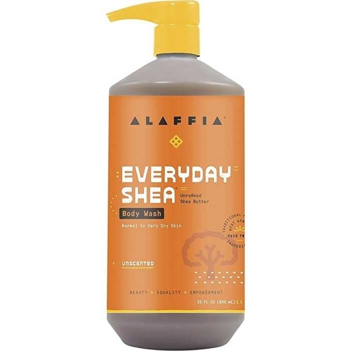 Alaffia Everyday Shea Body Wash Unscented 950ml Image 1