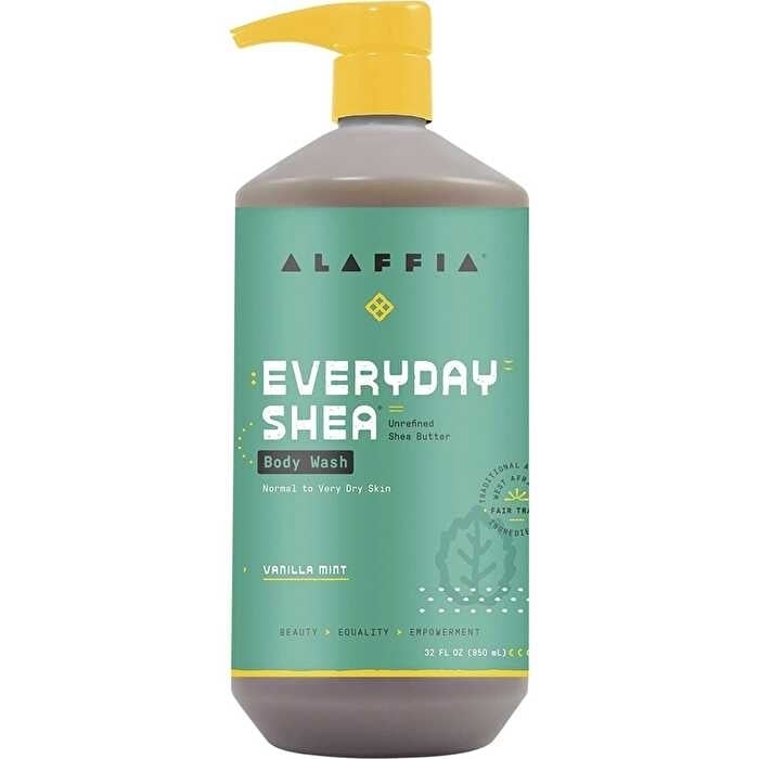 Alaffia Everyday Shea Body Wash Vanilla Mint 950ml Image 1