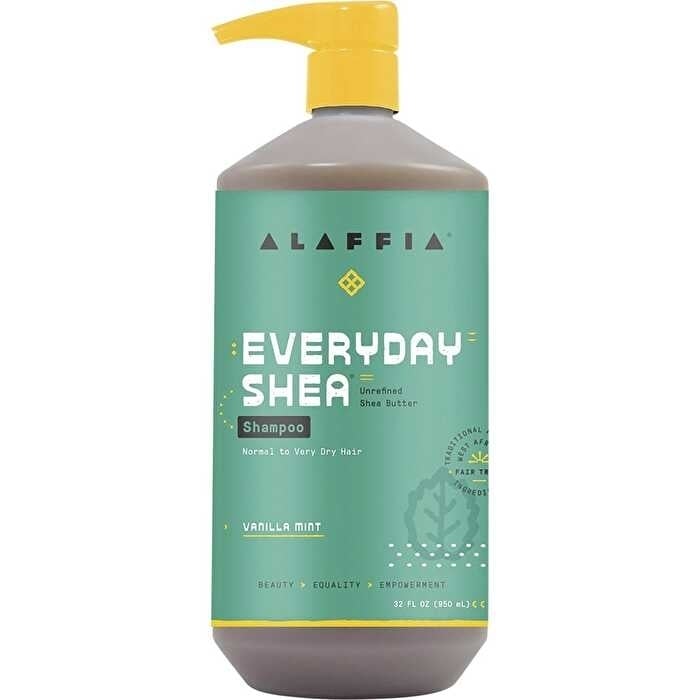 Alaffia Everyday Shea Shampoo Vanilla Mint 950ml Image 1