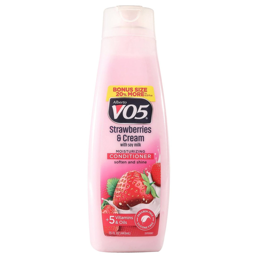 Alberto VO5 Moisture Milks Strawberries Cream Conditioner by Alberto VO5 for Unisex - 15 oz Conditioner Image 1