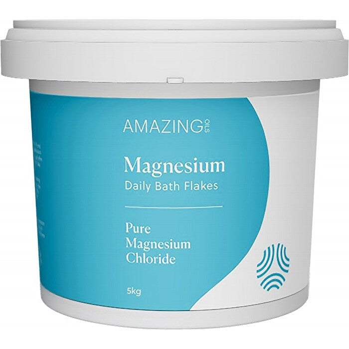 Amazing Oils Magnesium Daily Bath Flakes Pure Magnesium Chloride 5kg Image 1