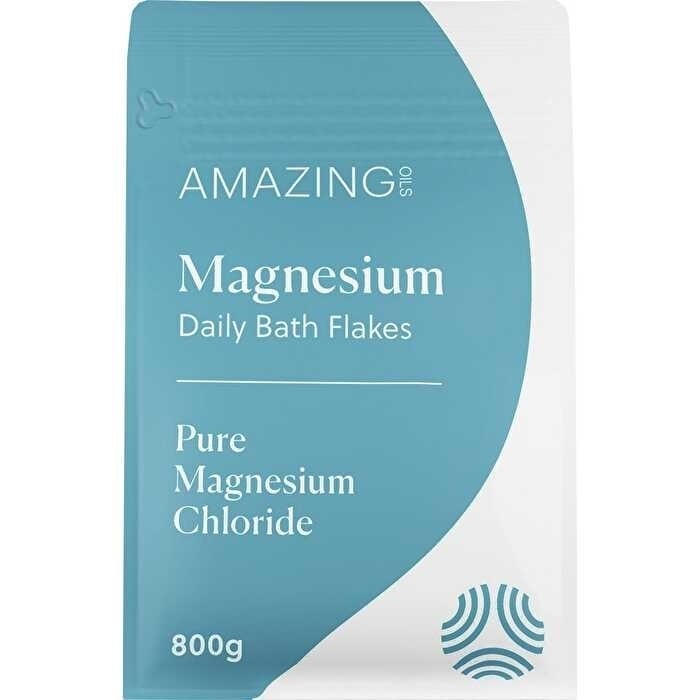 Amazing Oils Magnesium Daily Bath Flakes Pure Magnesium Chloride 800g Image 1