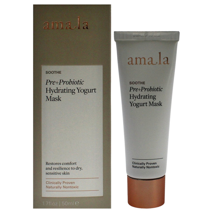 Amala Pre Plus Probiotic Hydrating Yogurt Mask by Amala for Women - 1.7 oz Mask Image 1