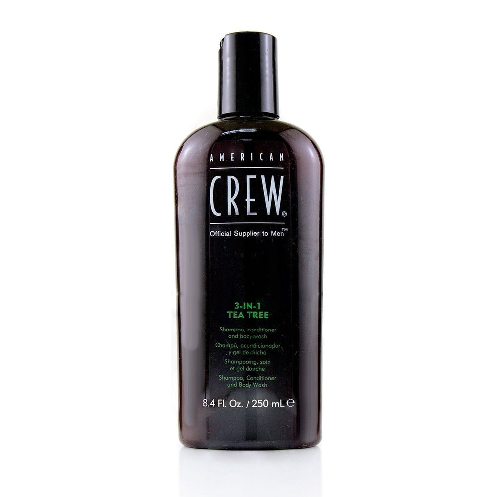 American Crew Men 3-IN-1 Tea Tree Shampoo Conditioner and Body Wash 1000ml/33.8oz Image 2