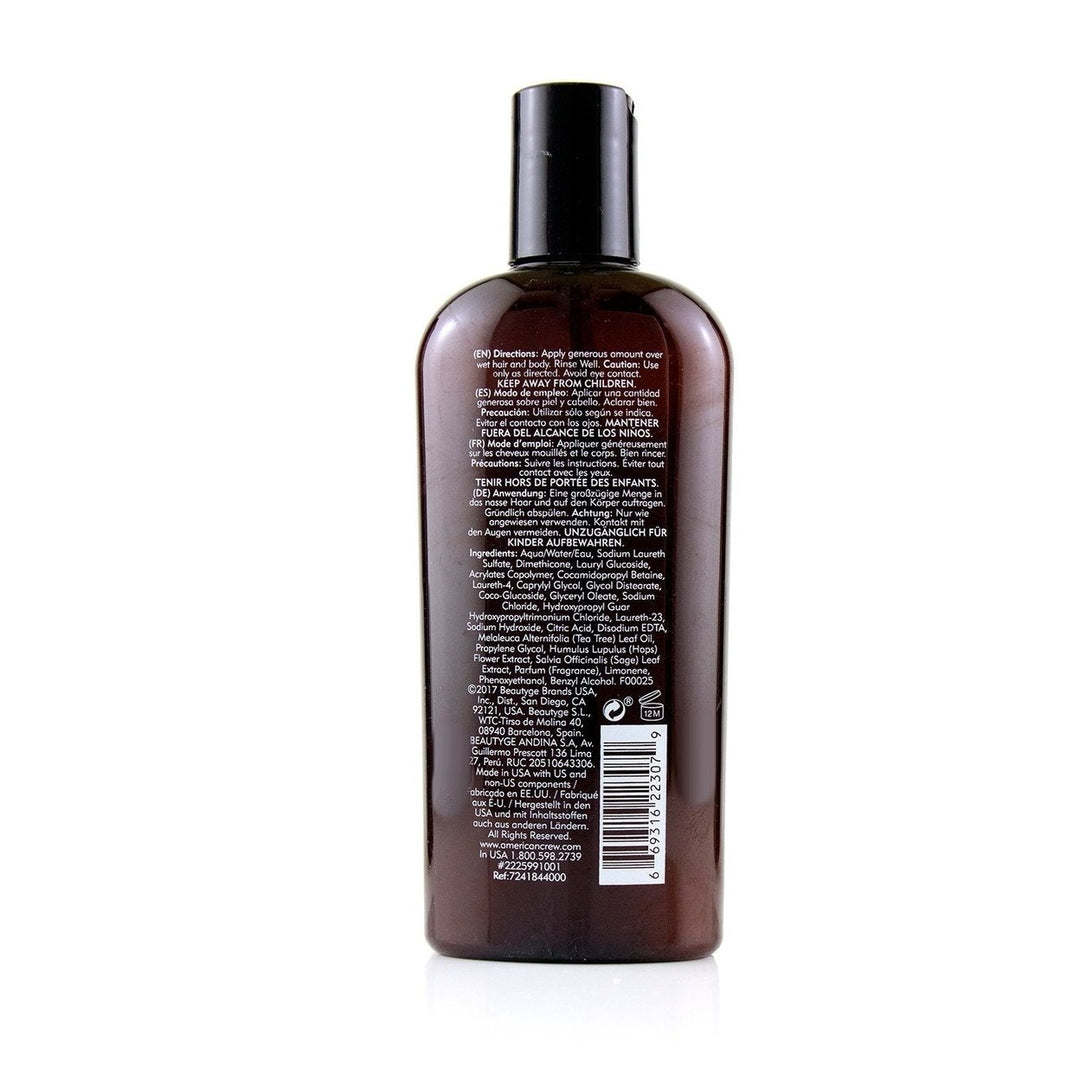 American Crew Men 3-IN-1 Tea Tree Shampoo Conditioner and Body Wash 1000ml/33.8oz Image 3