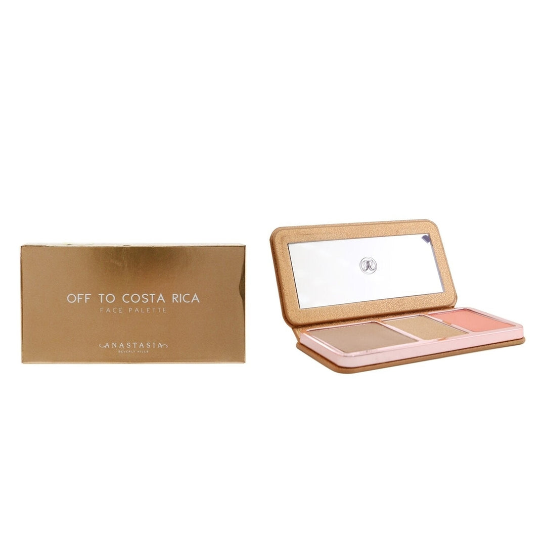 Anastasia Beverly Hills Face Palette (1x Bronzer 1x Highlighter 1x Blush) - Italian Summer (Fair-Light) 17.6g/0.62oz Image 4