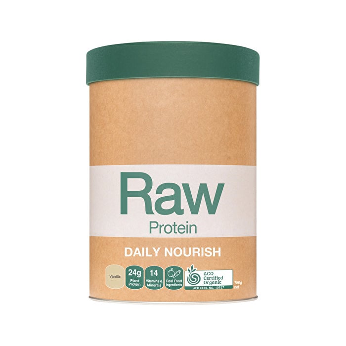 Amazonia Raw Protein Organic Daily Nourish Vanilla 750g Image 1