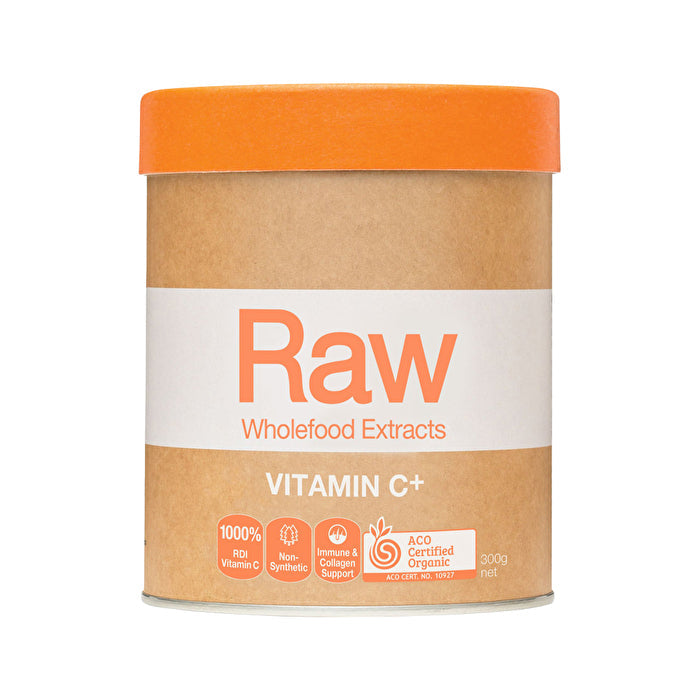 Amazonia Raw Wholefood Extracts Organic Vitamin C+ (Passionfruit Flavour) 300g Image 1