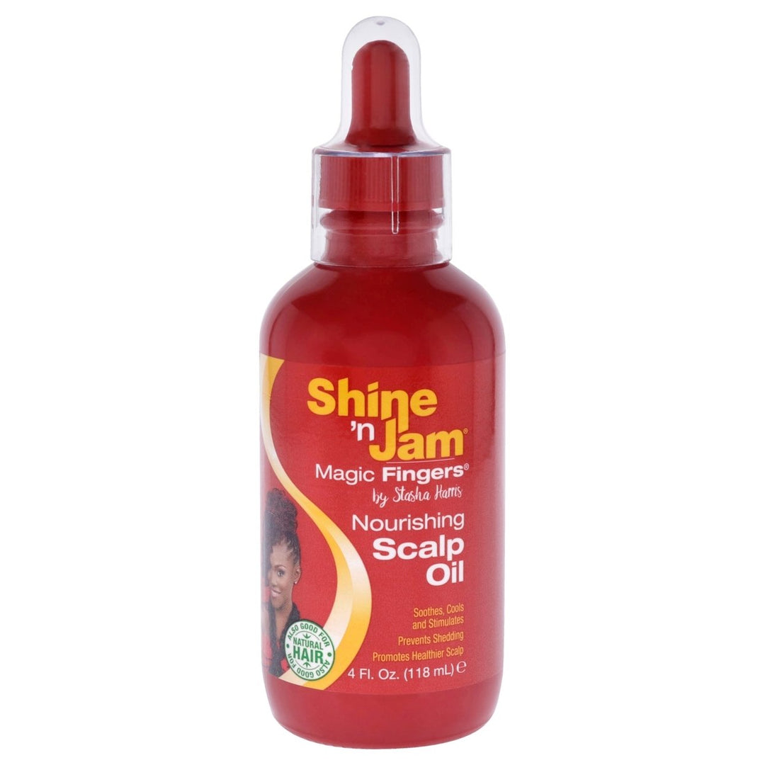 Ampro Shine-n-Jam Magic Fingers Scalp Oil by Ampro for Women - 4 oz Oil Image 1