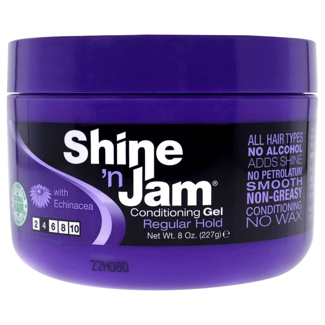 Ampro Shine-n-Jam Regular Hold by Ampro for Women - 8 oz Gel Image 1