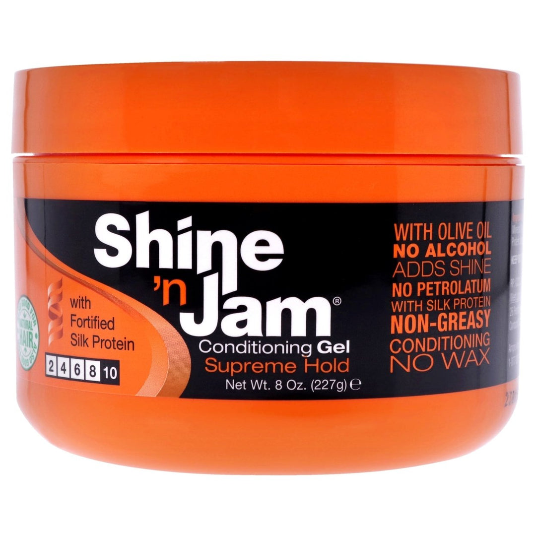 Ampro Shine-n-Jam Supreme Hold by Ampro for Women - 8 oz Gel Image 1