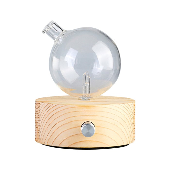 Amrita Court Nebuliser (Diffuser) Wooden Base Geometry Round Image 1