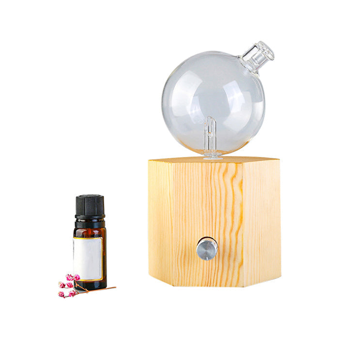 Amrita Court Nebuliser (Diffuser) Wooden Base Geometry Hexagon Image 1