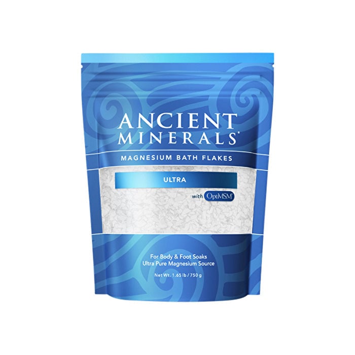 Ancient Minerals Magnesium Bath Flakes Ultra (with MSM) 750g Image 1