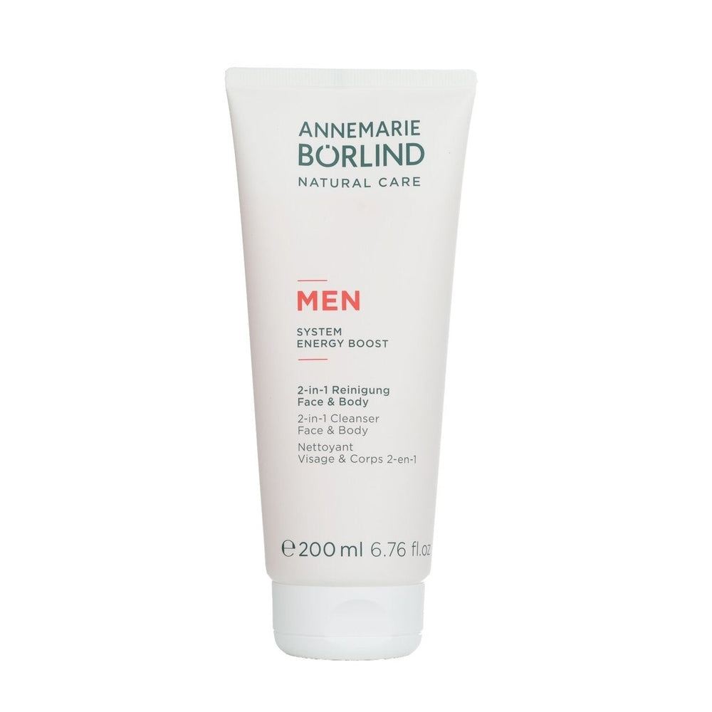 Annemarie Borlind Men System Energy Boost 2-in-1 Cleanser Face and Body 200ml/6.76oz Image 2