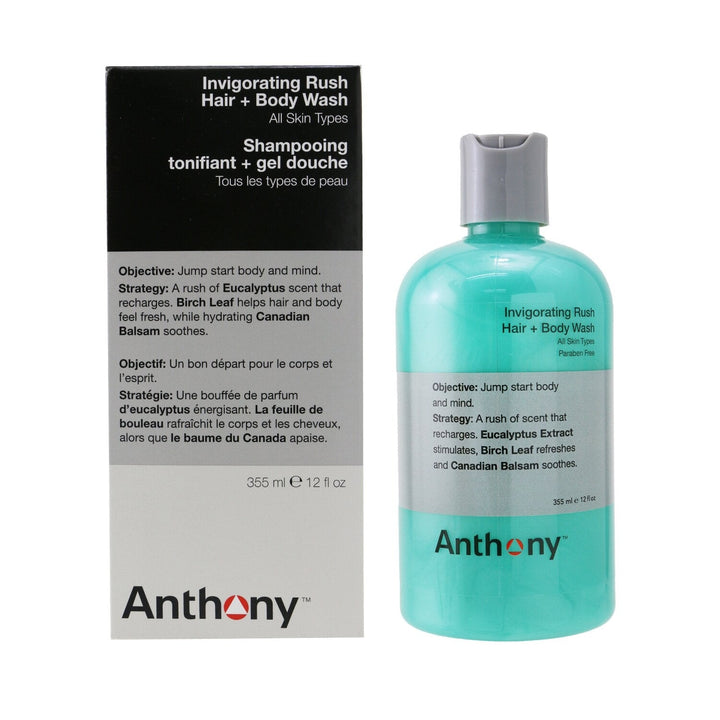 Anthony Invigorating Rush Hair and Body Wash (All Skin Types) 355ml/12oz Image 2