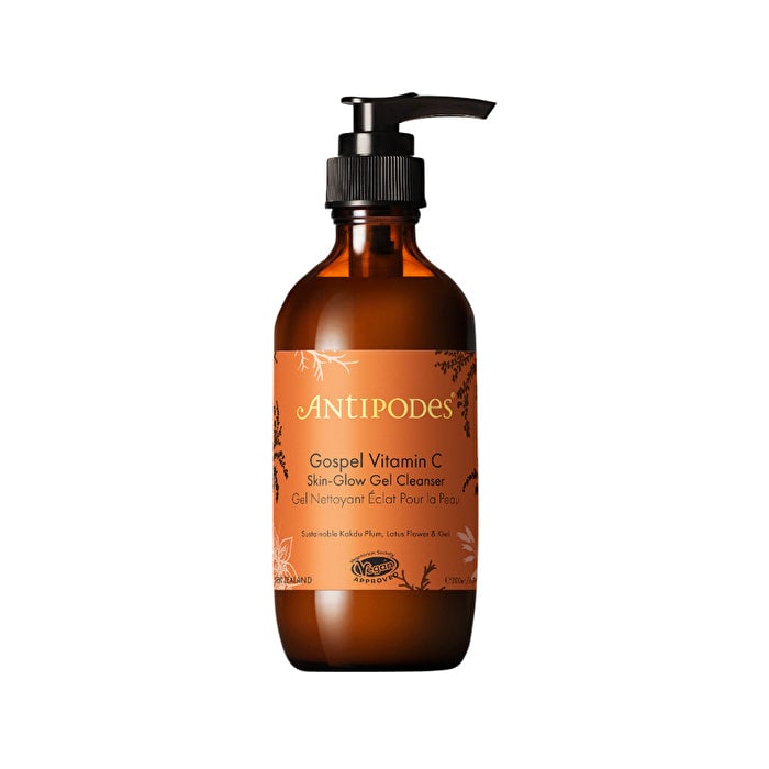 Antipodes Gospel Vitamin C Skin-Glow Gel Cleanser 200ml Image 1