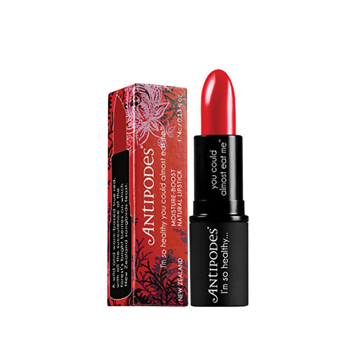 Antipodes Moisture-Boost Natural Lipstick Forest Berry Red 4g Image 1