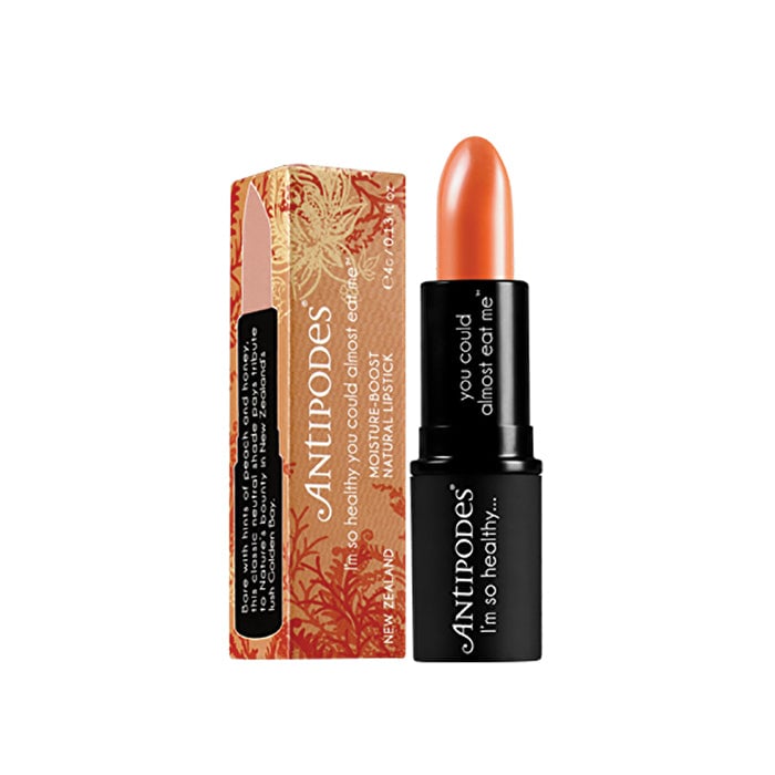 Antipodes Moisture-Boost Natural Lipstick Golden Bay Nectar 4g Image 1