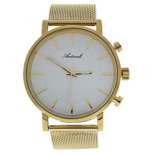 Antoneli AG6182-07 Gold Stainless Steel Mesh Bracelet Watch by Antoneli for Unisex - 1 Pc Watch Image 1