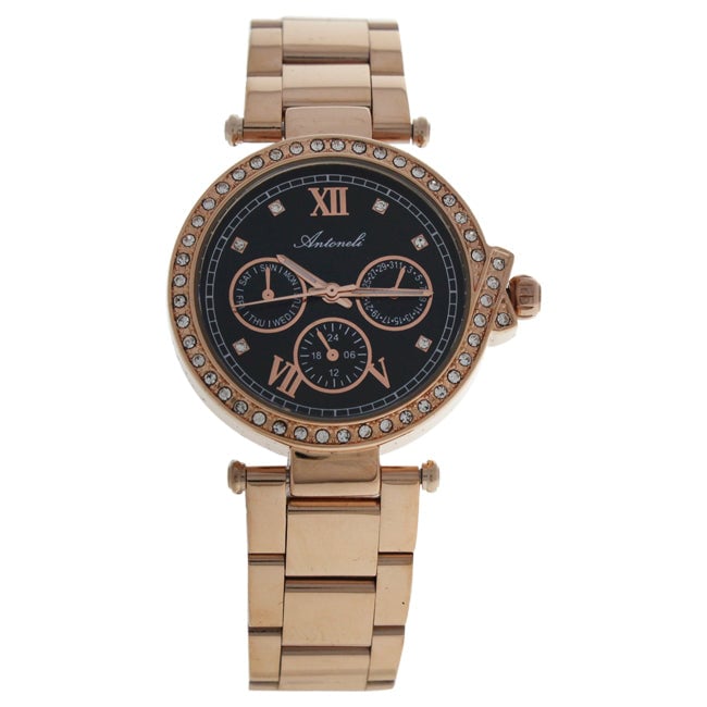 Antoneli AL0519-15 Rose Gold Stainless Steel Bracelet Watch by Antoneli for Women - 1 Pc Watch Image 1