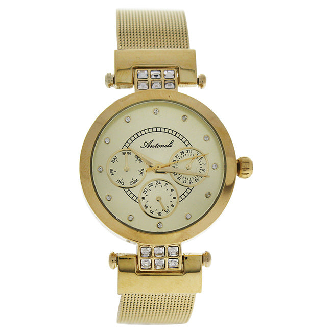 Antoneli AL0704-06 Gold Stainless Steel Bracelet Watch by Antoneli for Women - 1 Pc Watch Image 1