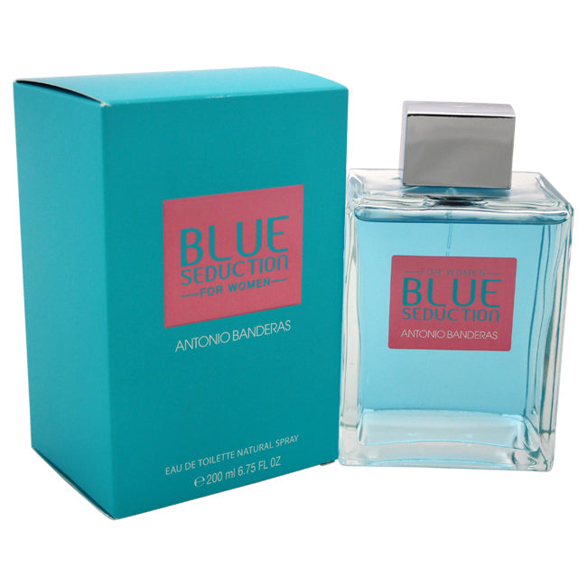 Antonio Banderas Blue Seduction by Antonio Banderas for Women - 6.75 oz EDT Spray Image 1