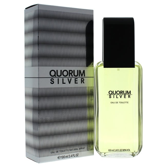 Antonio Puig Quorum Silver by Antonio Puig for Men - 3.4 oz EDT Spray Image 1