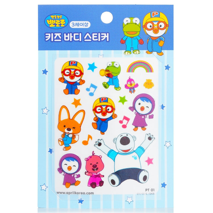 April Korea Pororo Body Sticker - CT01 1pc Image 2