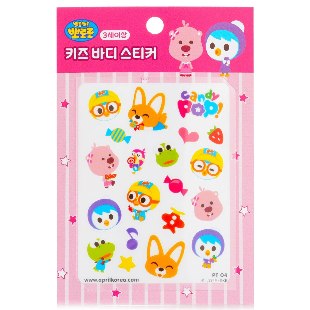 April Korea Pororo Body Sticker - CT01 1pc Image 3