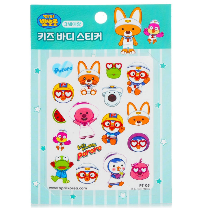 April Korea Pororo Body Sticker - CT01 1pc Image 4