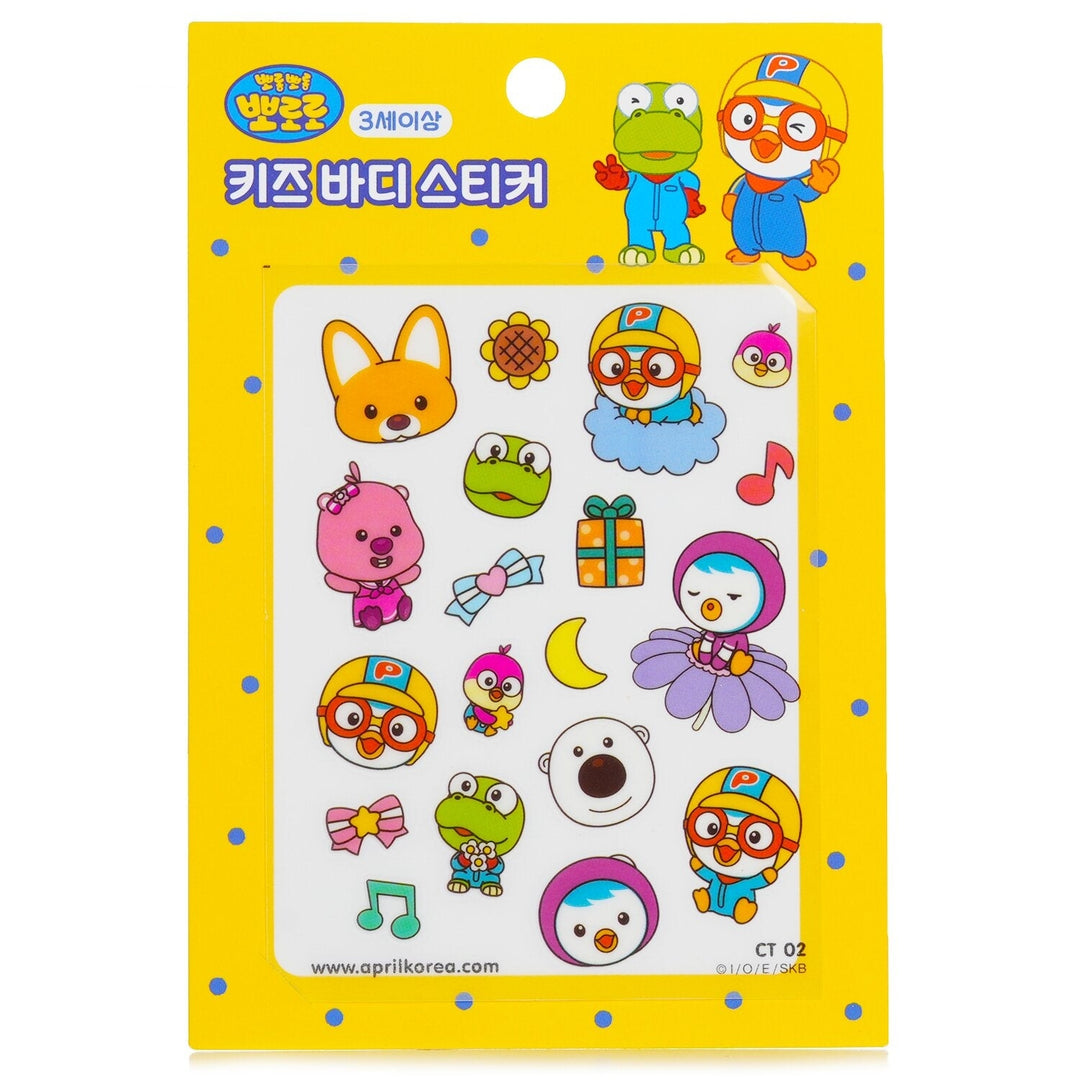 April Korea Pororo Body Sticker - CT01 1pc Image 4