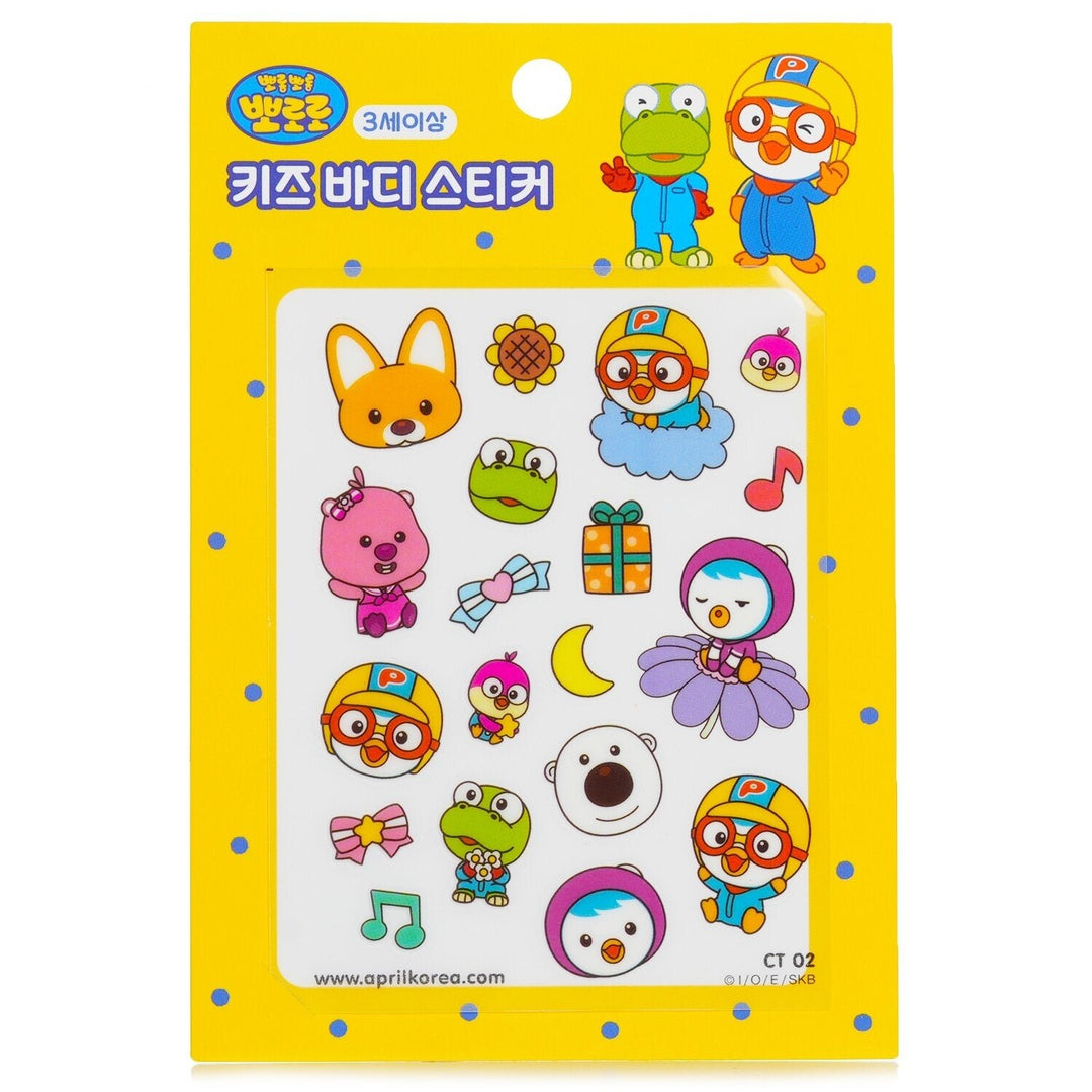 April Korea Pororo Body Sticker - CT01 1pc Image 1