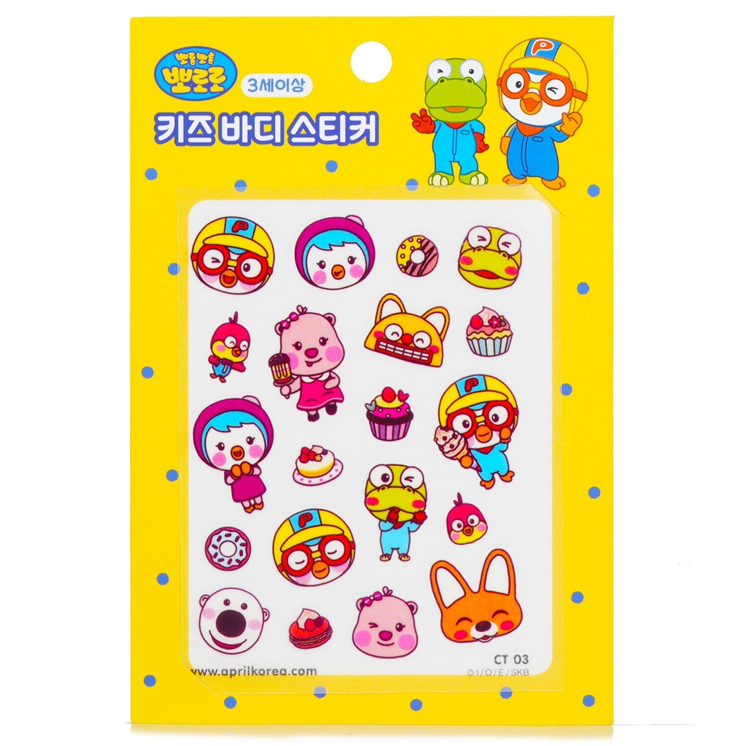 April Korea Pororo Body Sticker - CT01 1pc Image 6