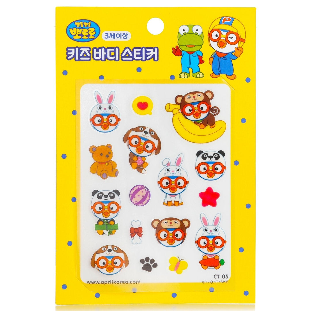 April Korea Pororo Body Sticker - CT01 1pc Image 8