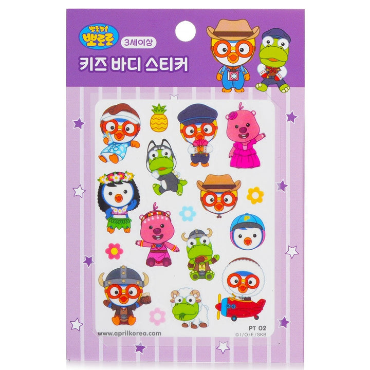 April Korea Pororo Body Sticker - CT01 1pc Image 9