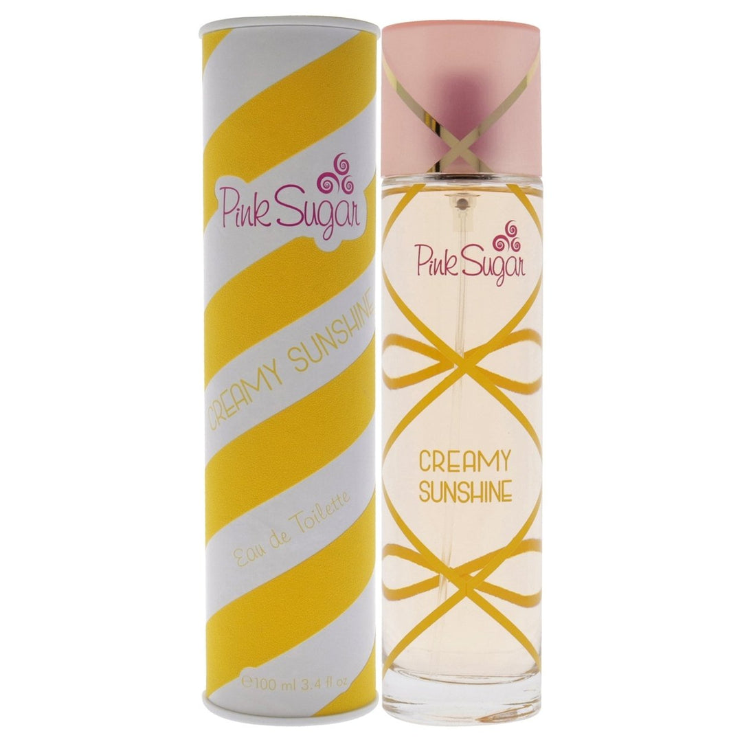 Aquolina Pink Sugar Creamy Sunshine by Aquolina for Women - 3.4 oz EDT Spray Image 1