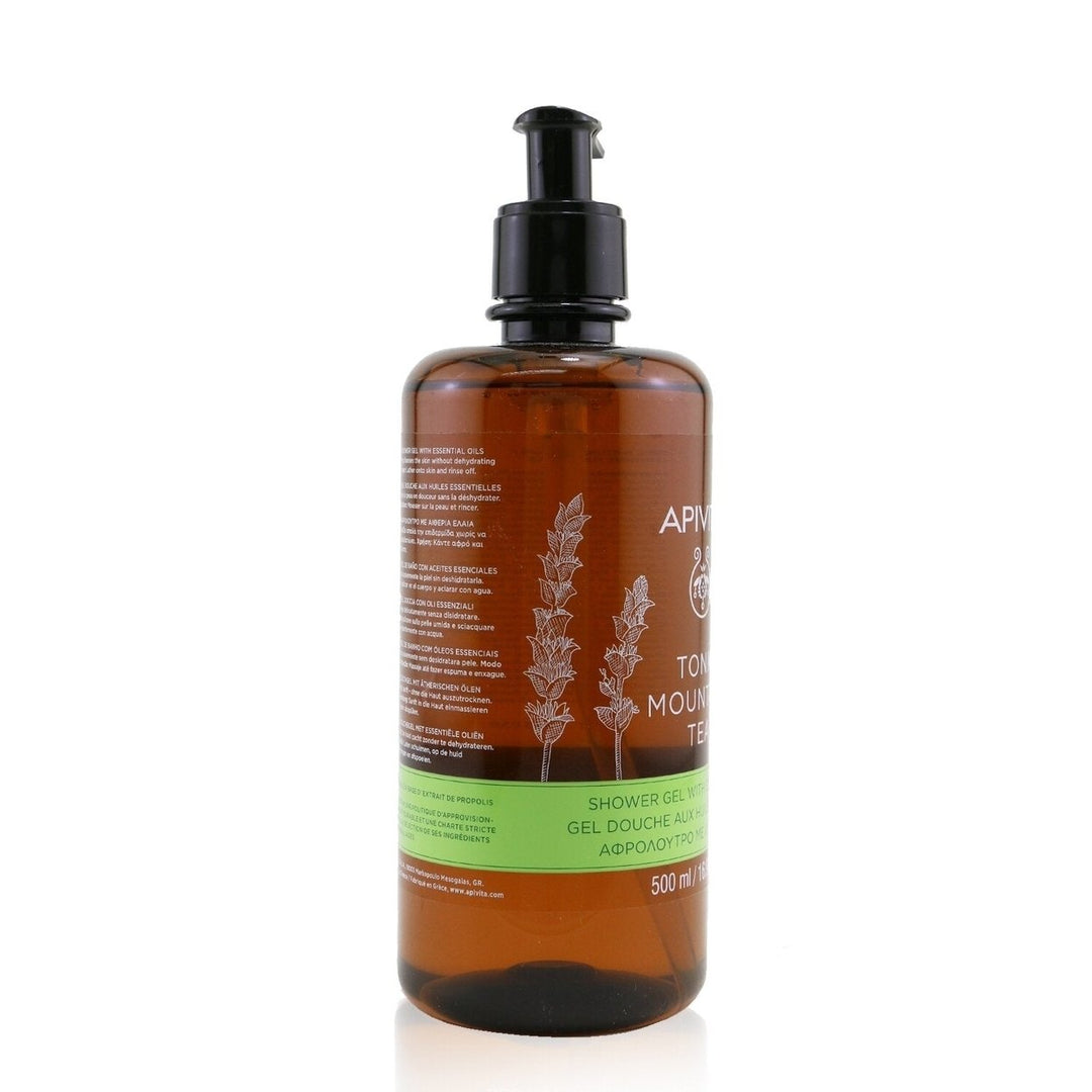 Apivita Tonic Mountain Tea Shower Gel With Essential Oils - Ecopack Image 2