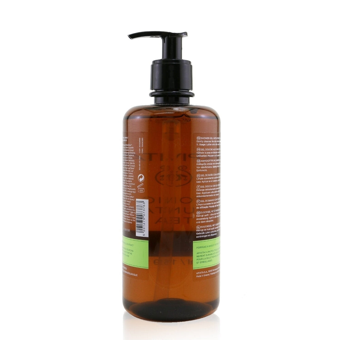 Apivita Tonic Mountain Tea Shower Gel With Essential Oils - Ecopack Image 3