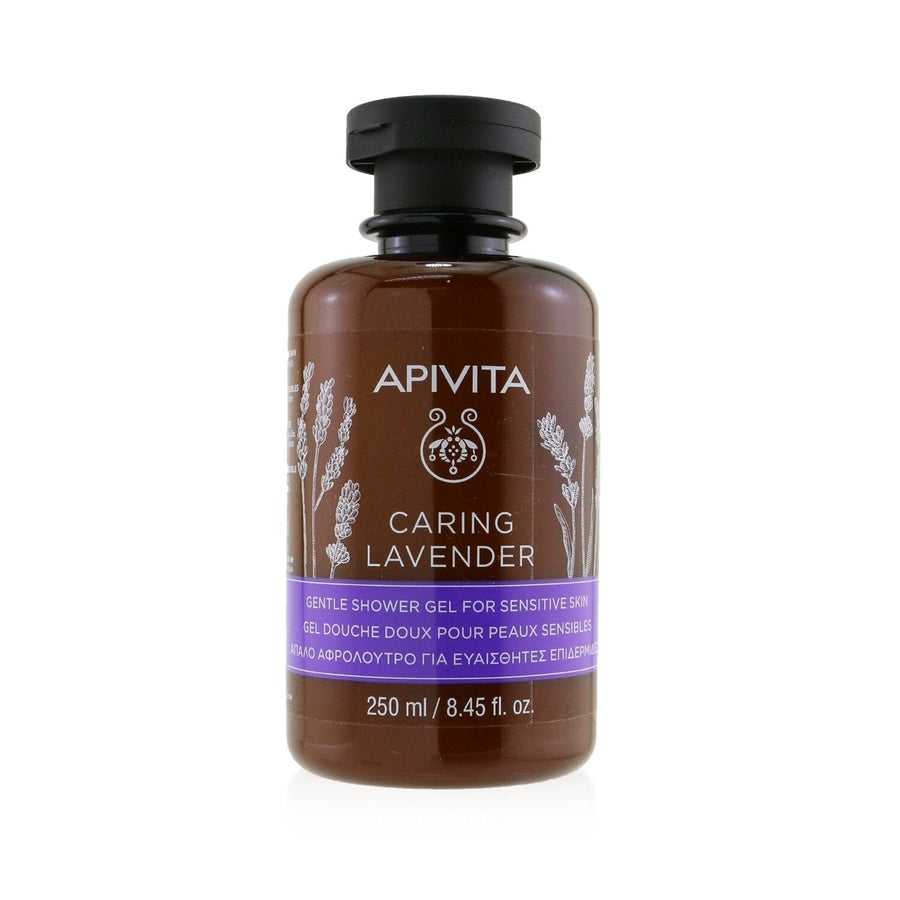 Apivita Caring Lavender Gentle Shower Gel For Sensitive Skin 250ml/8.45oz Image 1