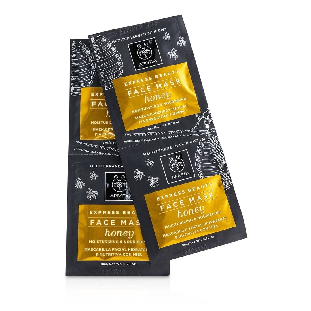 Apivita Express Beauty Face Mask with Honey (Moisturizing and Nourishing) 6x(2x8ml) Image 2